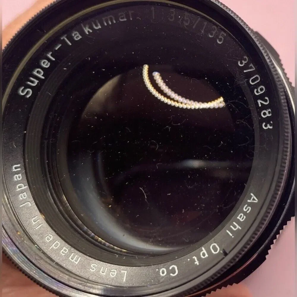 Asahi Pentax Takumer Lens 1:3.5/135 1:4/150mm 1:5.6/200mm Case